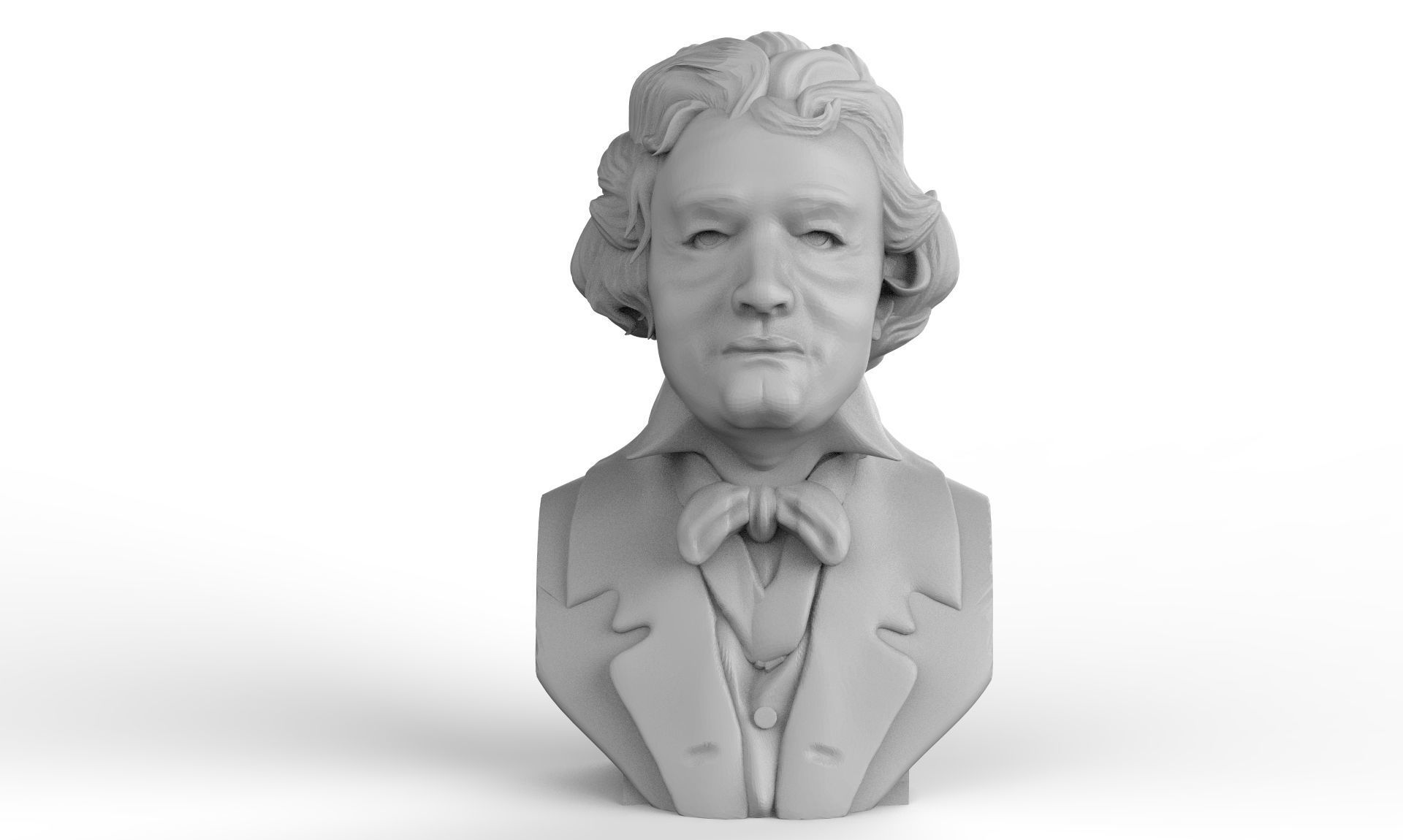 Ludwig van Beethoven Bust 3D print model_5