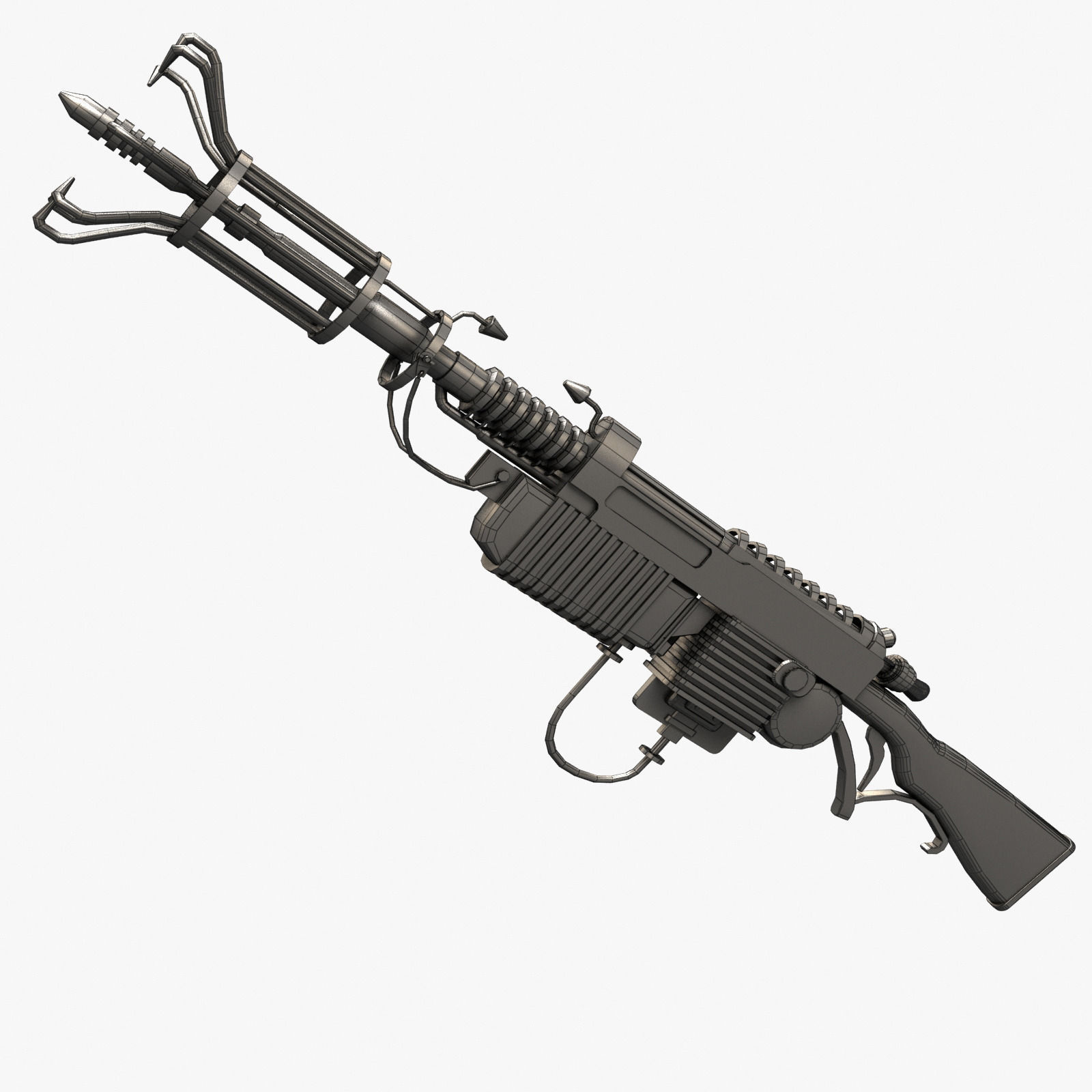 Wunderwaffe DG-2 Low-poly 3D model_3