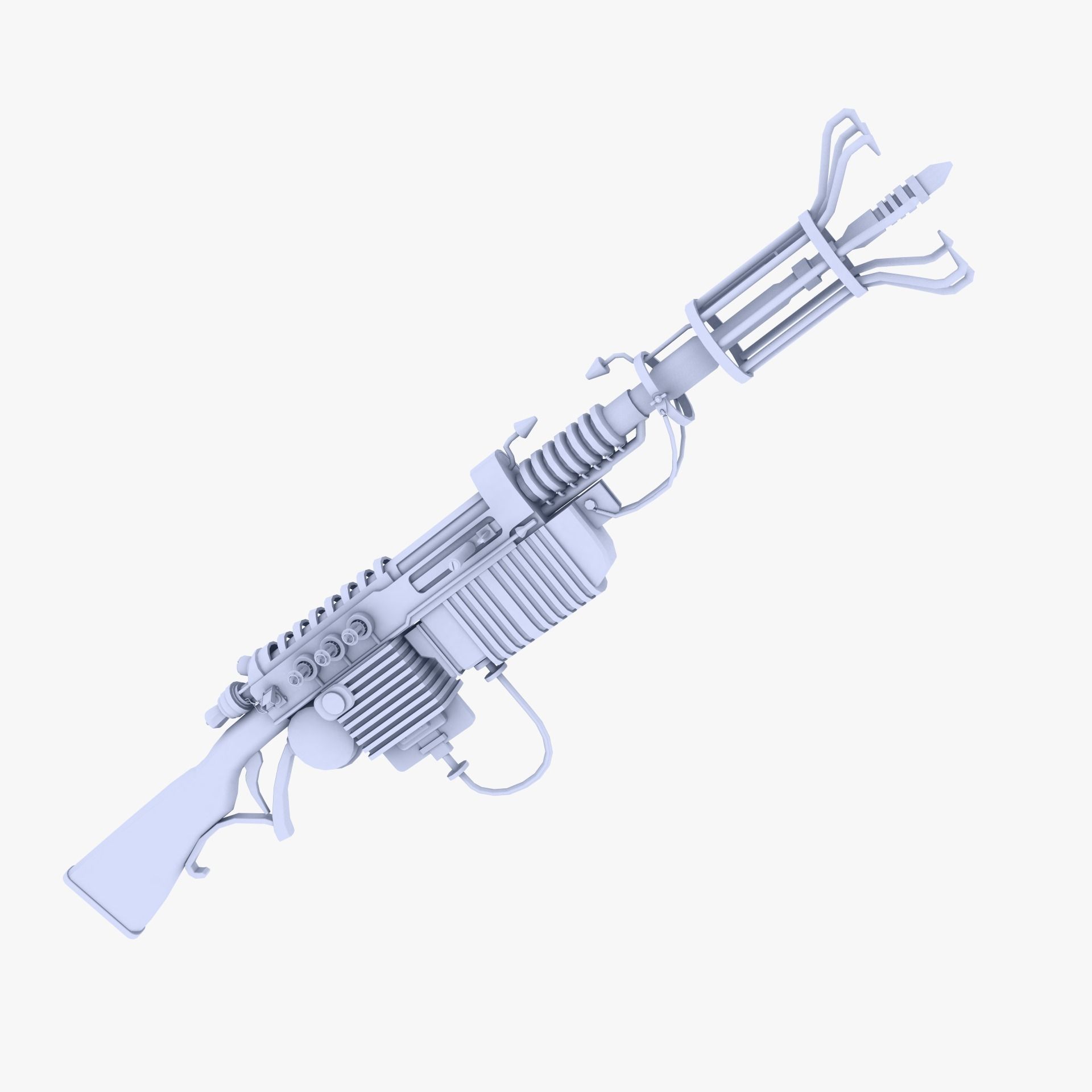 Wunderwaffe DG-2 Low-poly 3D model_0