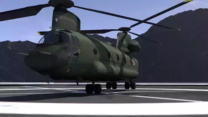Chinhook chinook helicopter