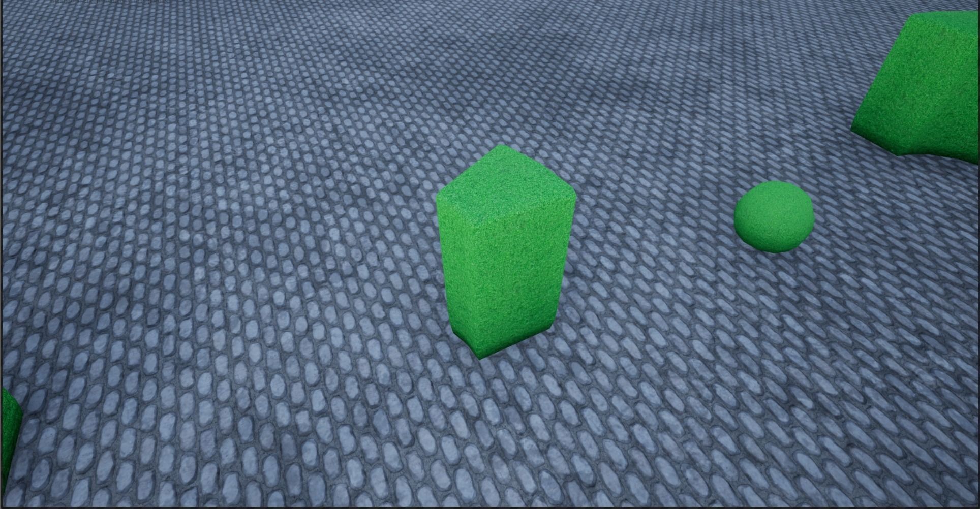 Modular Hedgerow Bush Low-poly 3D model_17