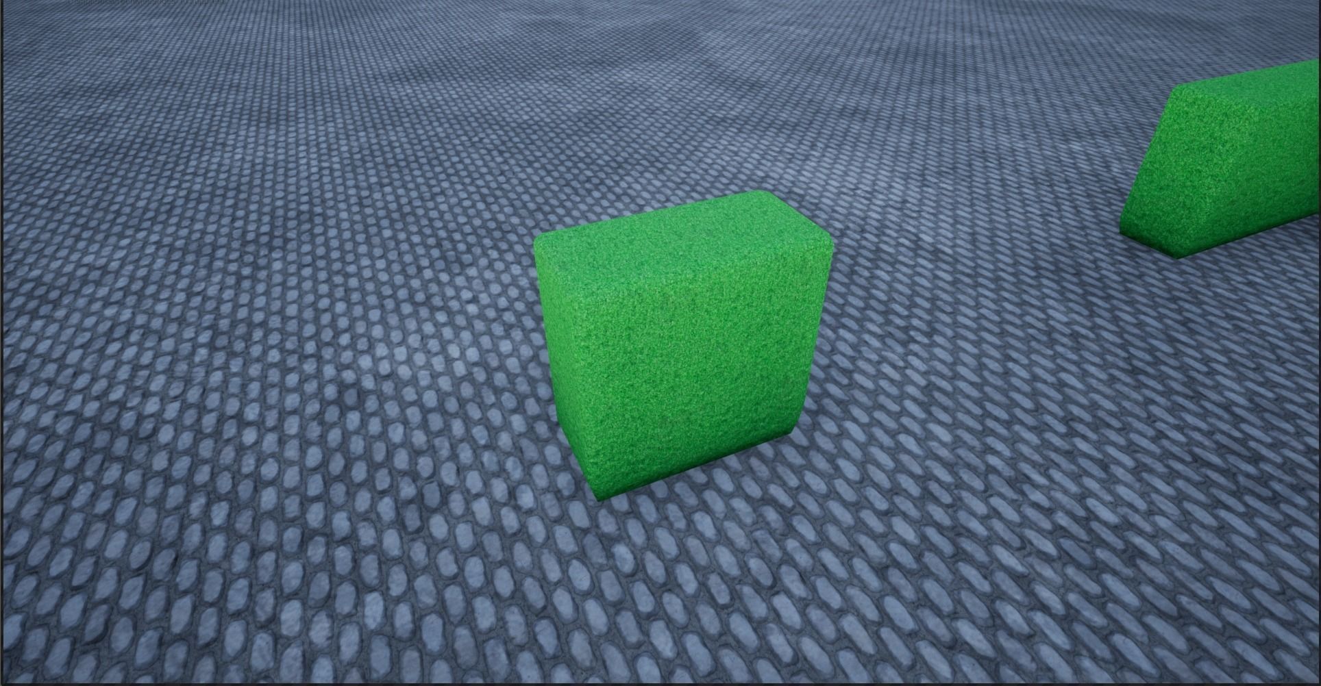 Modular Hedgerow Bush Low-poly 3D model_22