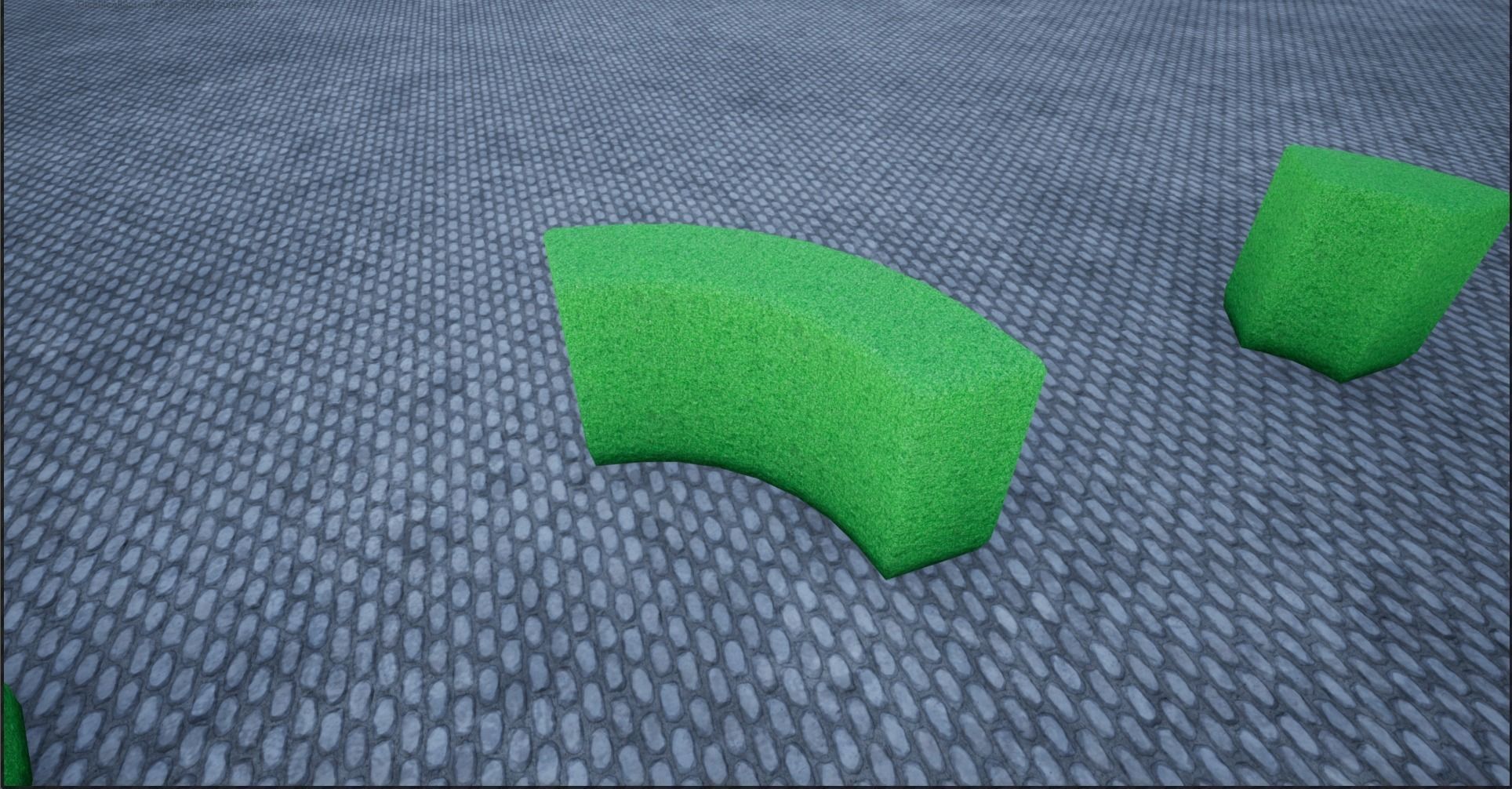 Modular Hedgerow Bush Low-poly 3D model_20