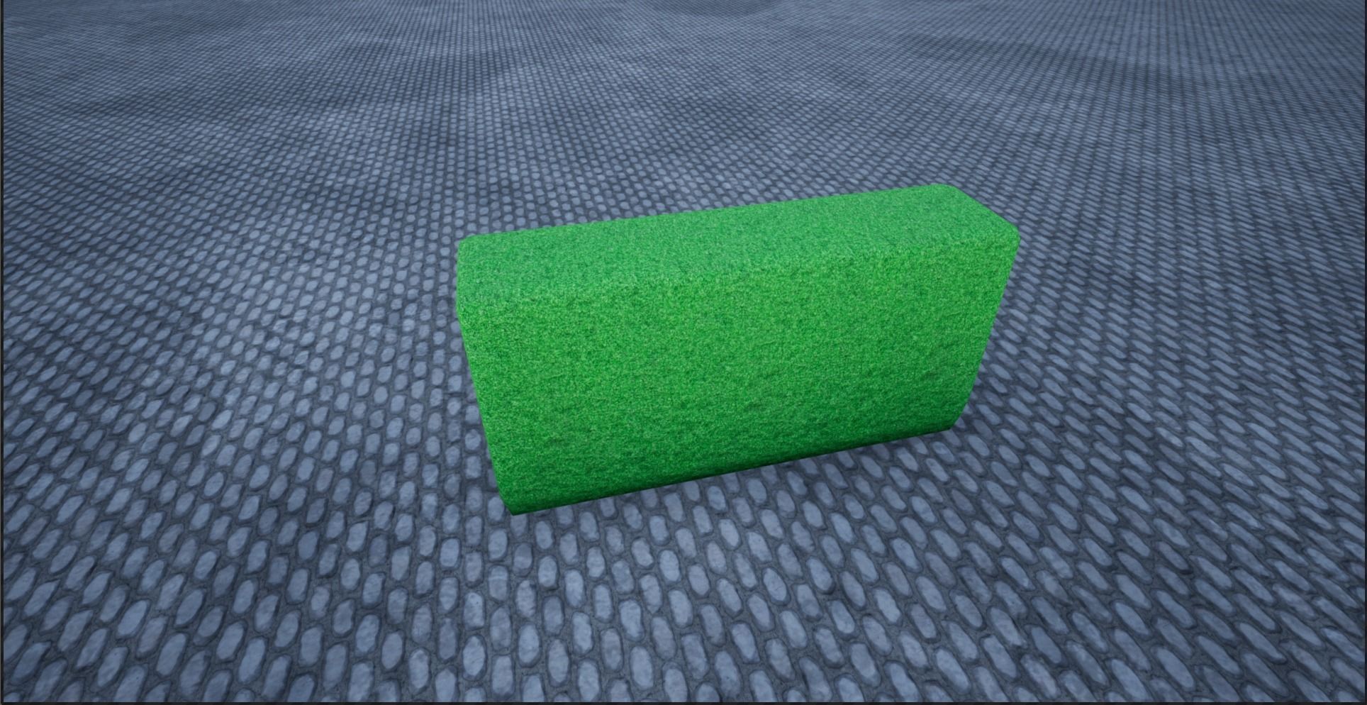 Modular Hedgerow Bush Low-poly 3D model_23