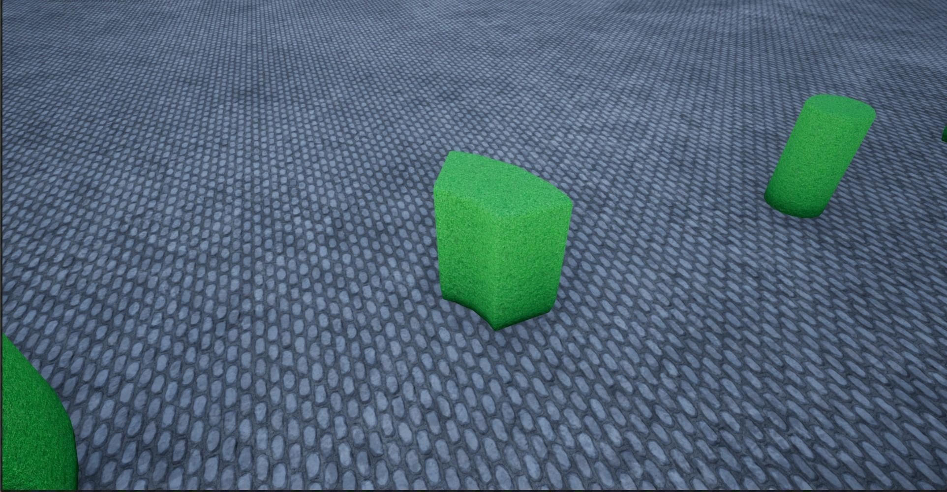 Modular Hedgerow Bush Low-poly 3D model_19