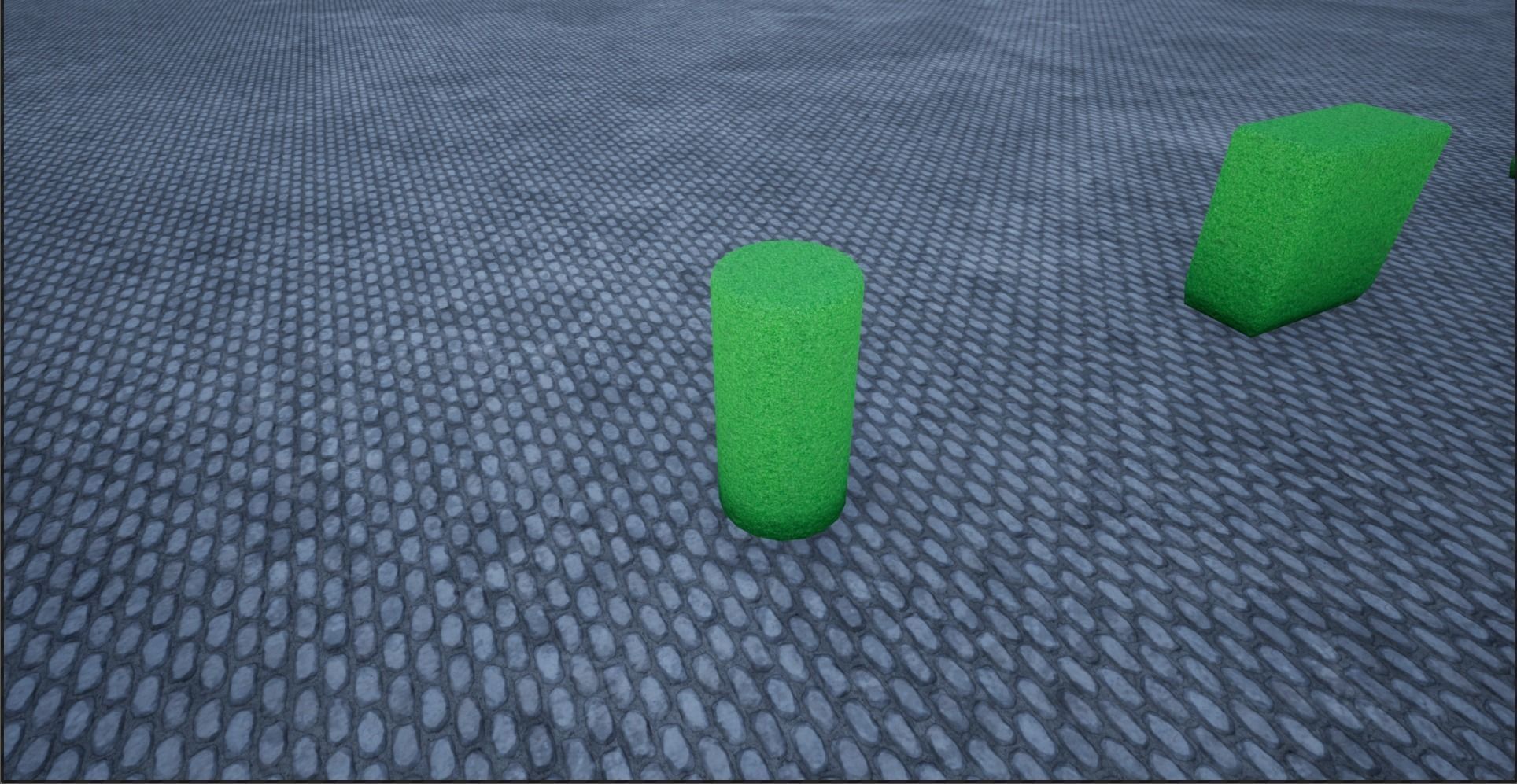 Modular Hedgerow Bush Low-poly 3D model_29