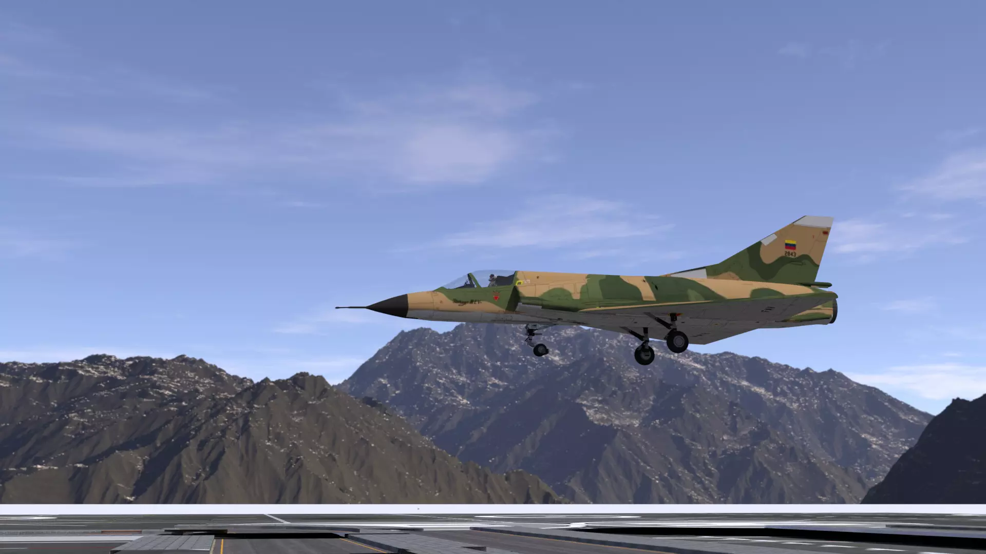 Mirage military jet 3D model