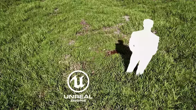 Realistic Grass 04 - UE4 Asset and FBX Files