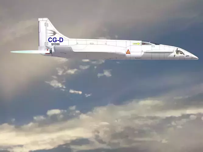 Swift Interplanetary Plane 3D model