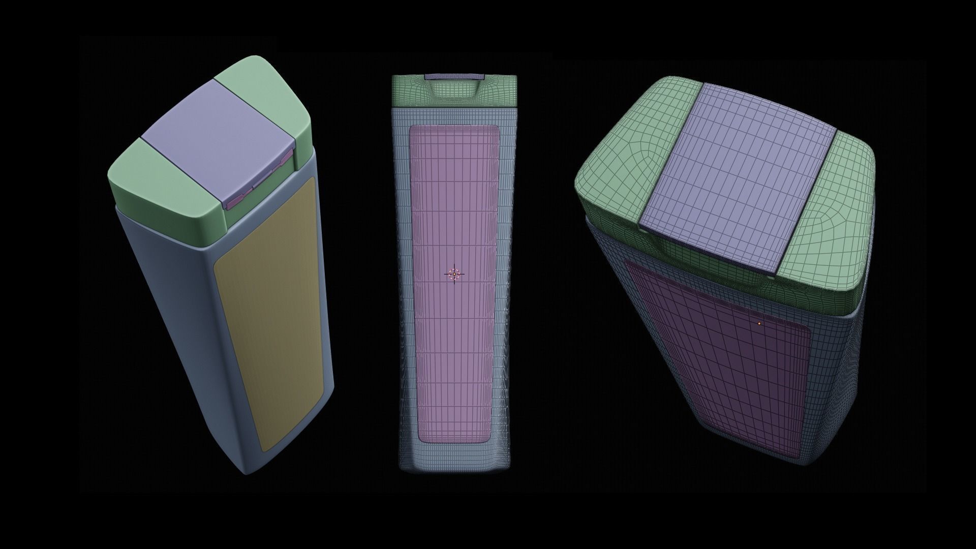 Shampoo bottle 3D model_3