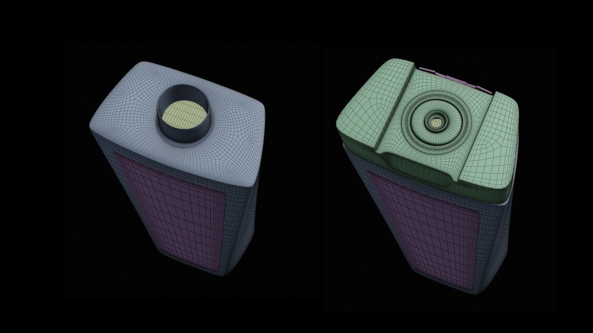 Shampoo bottle 3D model_4