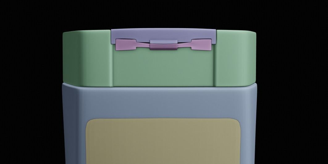 Shampoo bottle 3D model_6