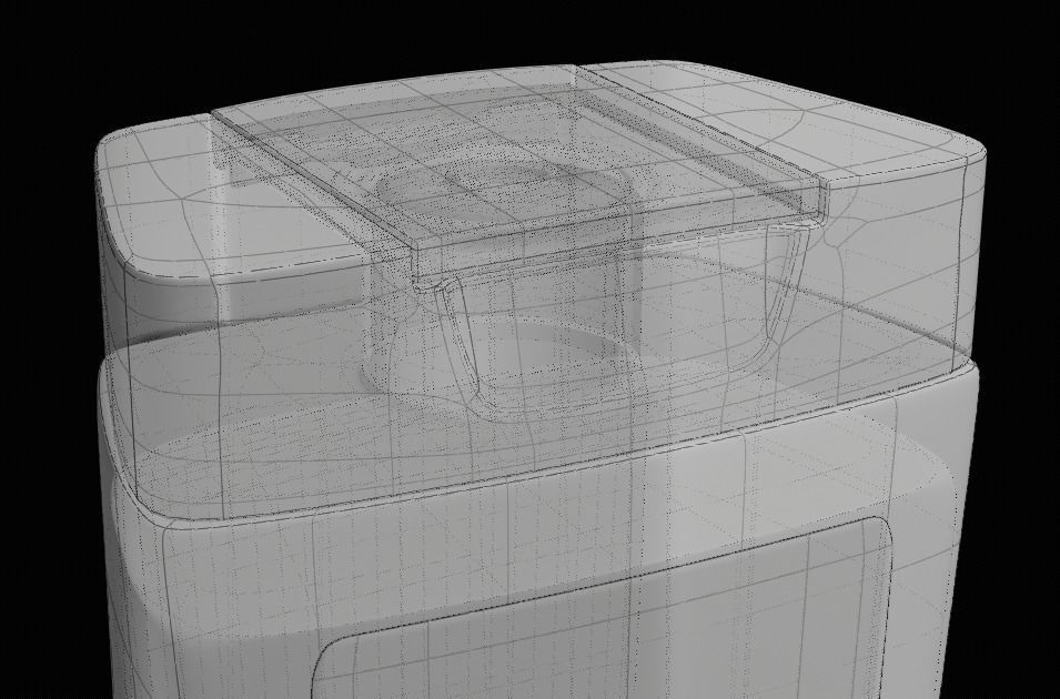 Shampoo bottle 3D model_7