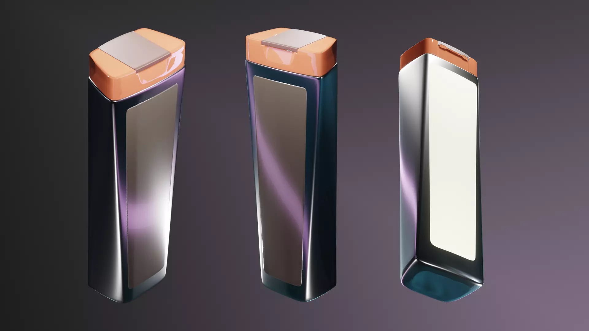 Shampoo bottle 3D model_0