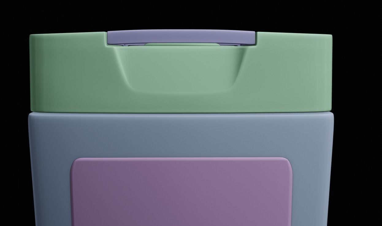 Shampoo bottle 3D model_5