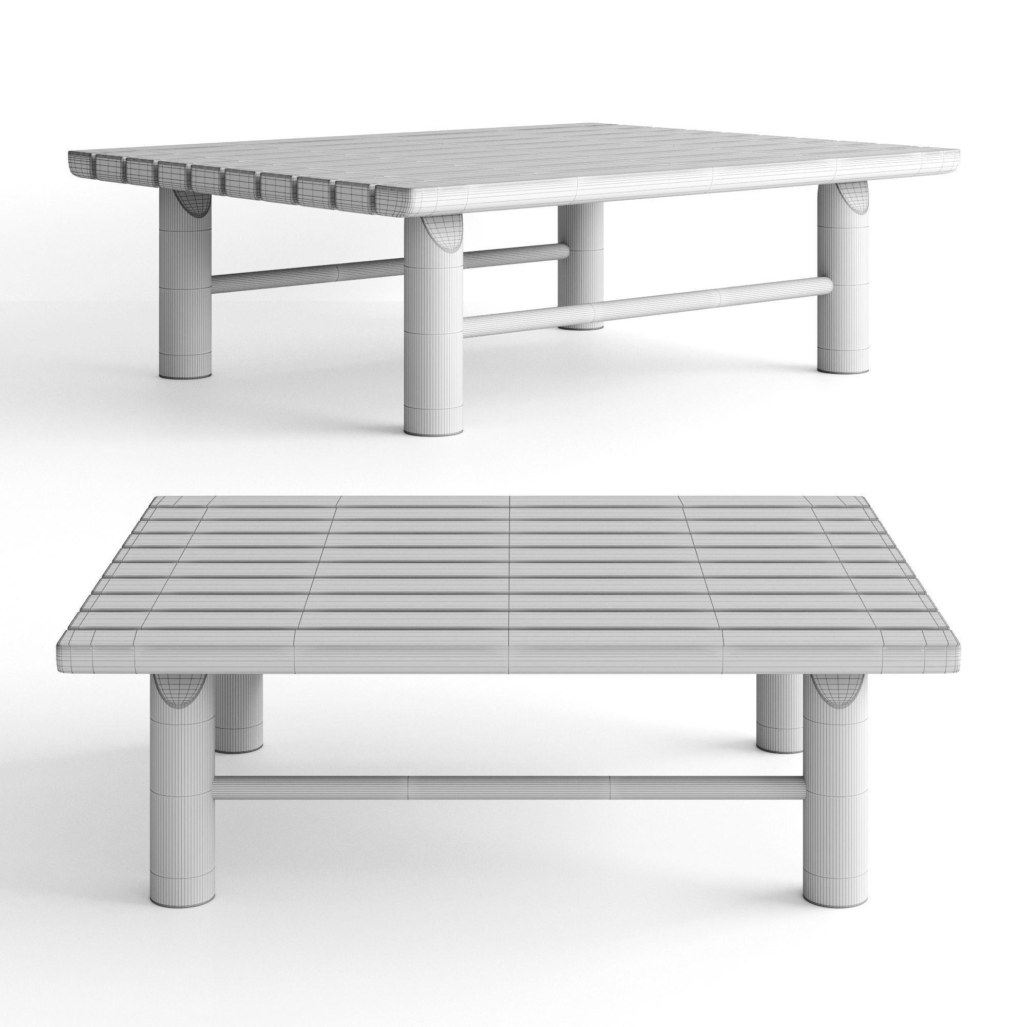 Piet Boon HIDDE Coffee table 3D model_1