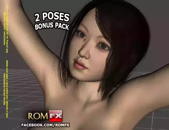 Rio Hamasaki Japanese Pornstar - 2 Poses Pack - Printable