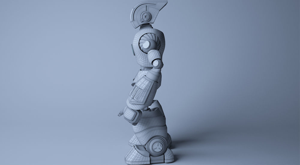 Space robots pack 3D model_31