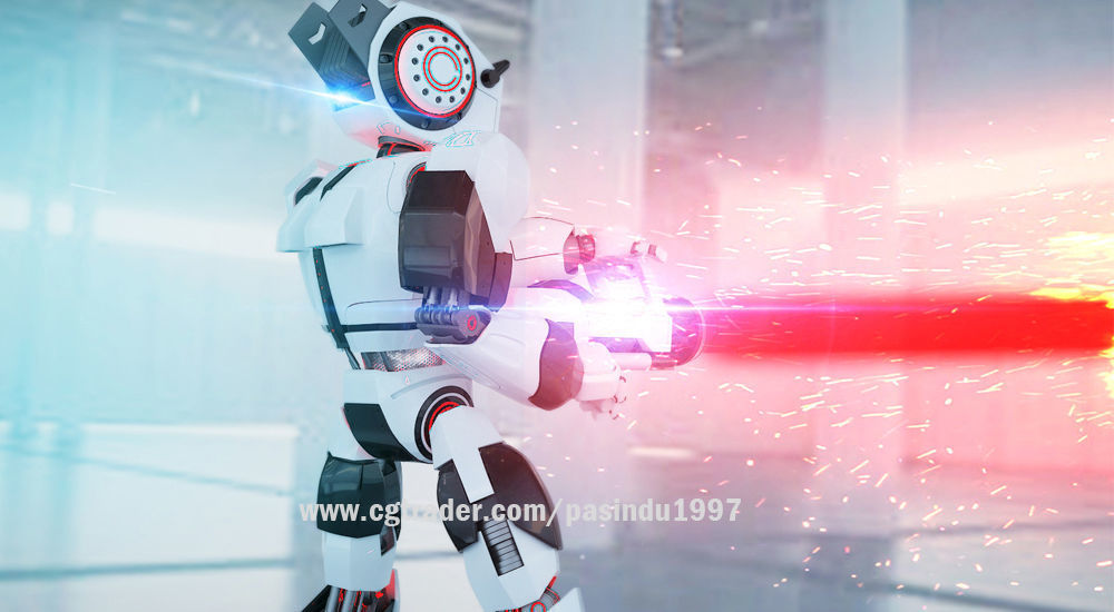 Space robots pack 3D model_4