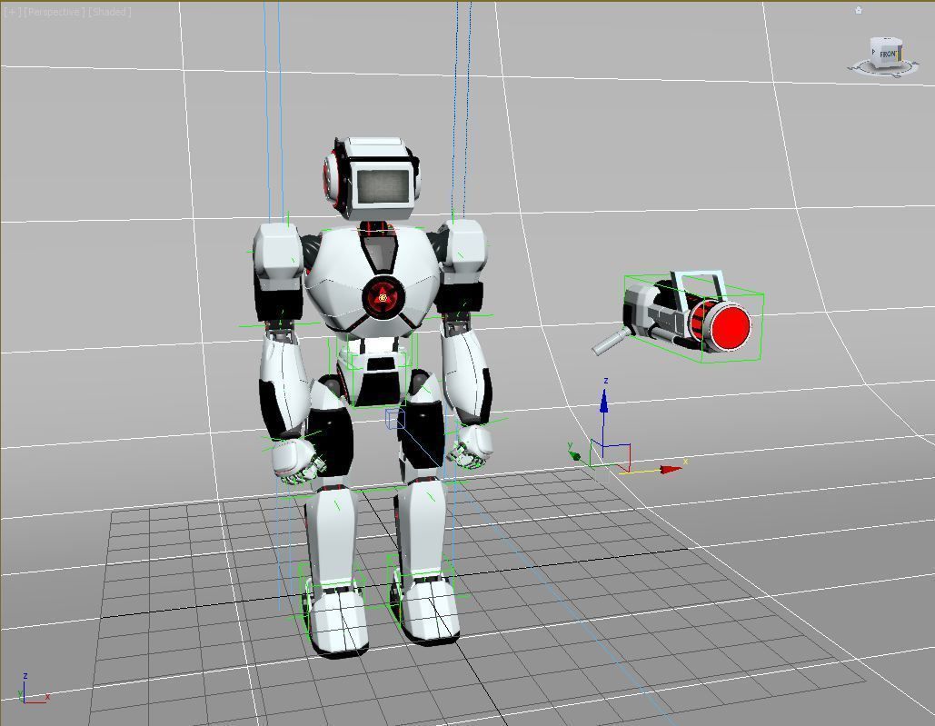 Space robots pack 3D model_14