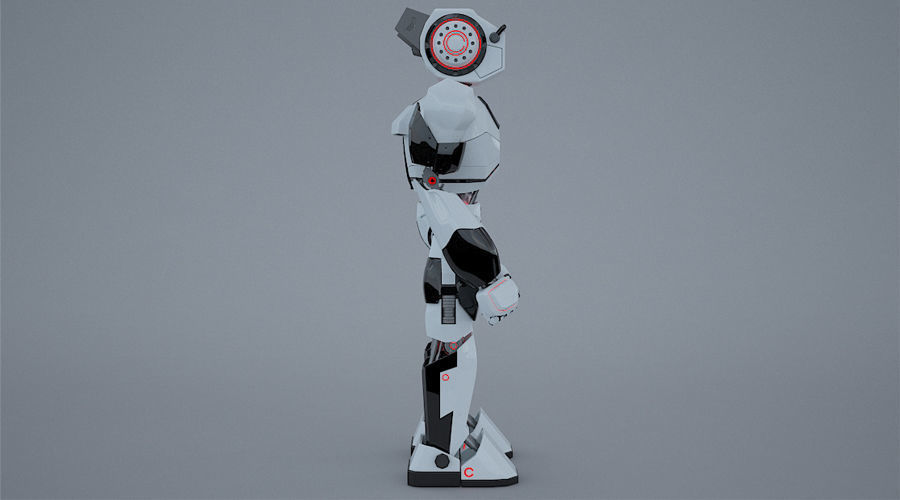 Space robots pack 3D model_10