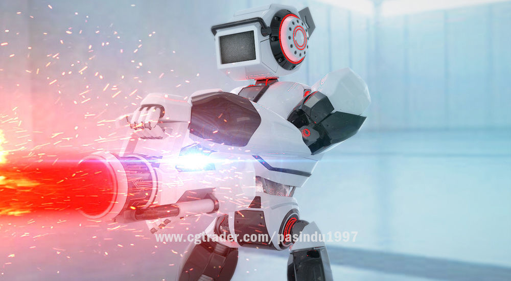 Space robots pack 3D model_3