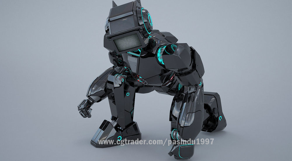 Space robots pack 3D model_2