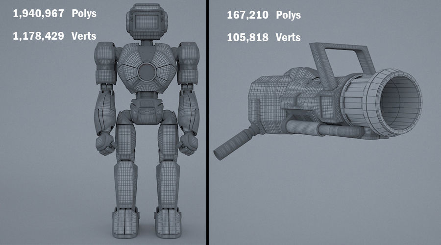 Space robots pack 3D model_13