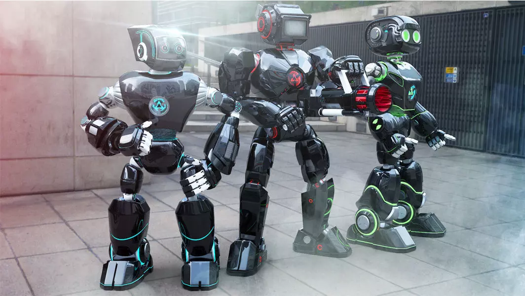 Space robots pack 3D model_0