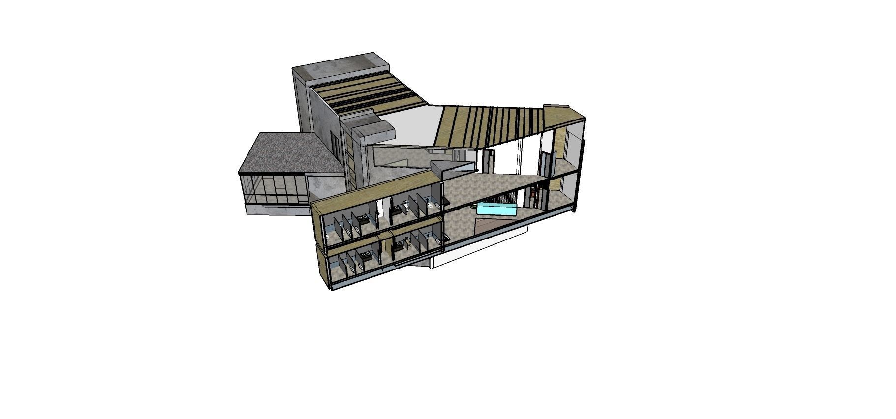 Health Center 3D model_7