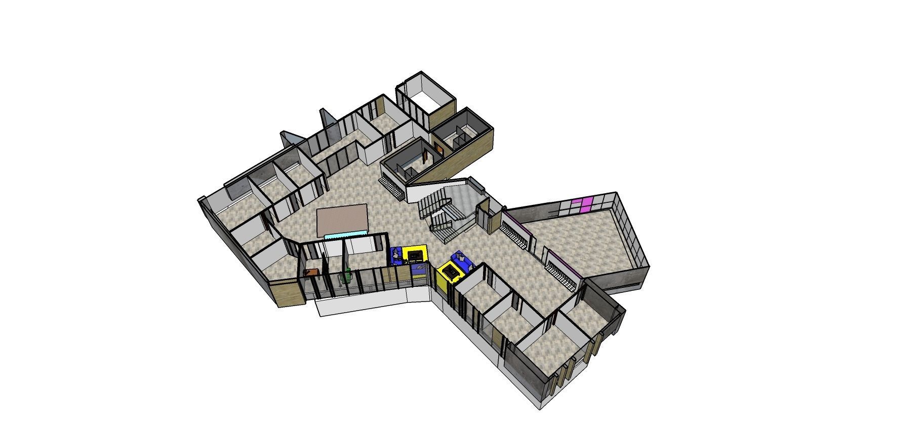 Health Center 3D model_8
