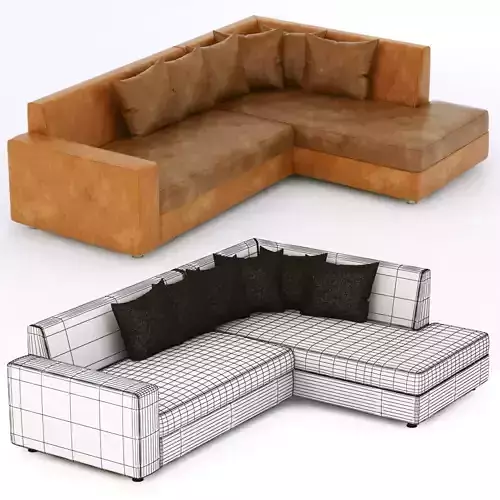 leather sofa