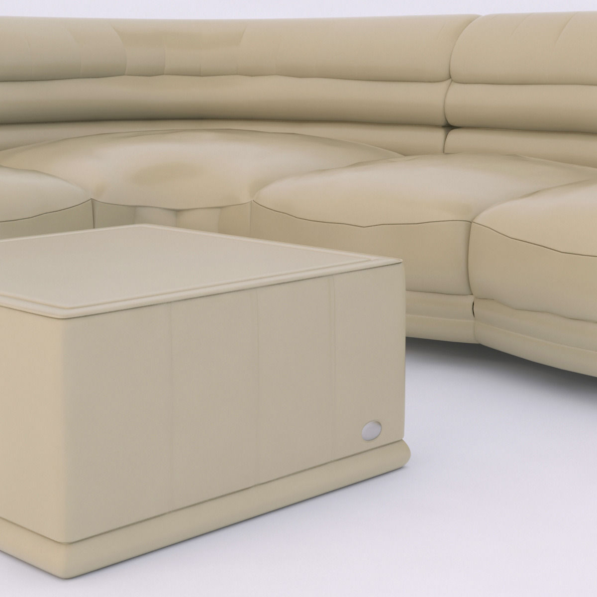 modern corner sofa 3D model_2