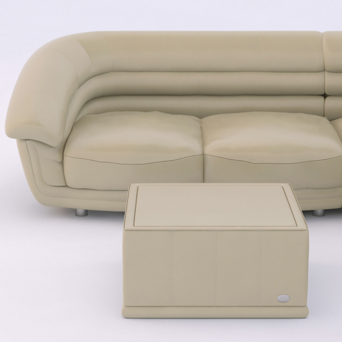 modern corner sofa 3D model_1