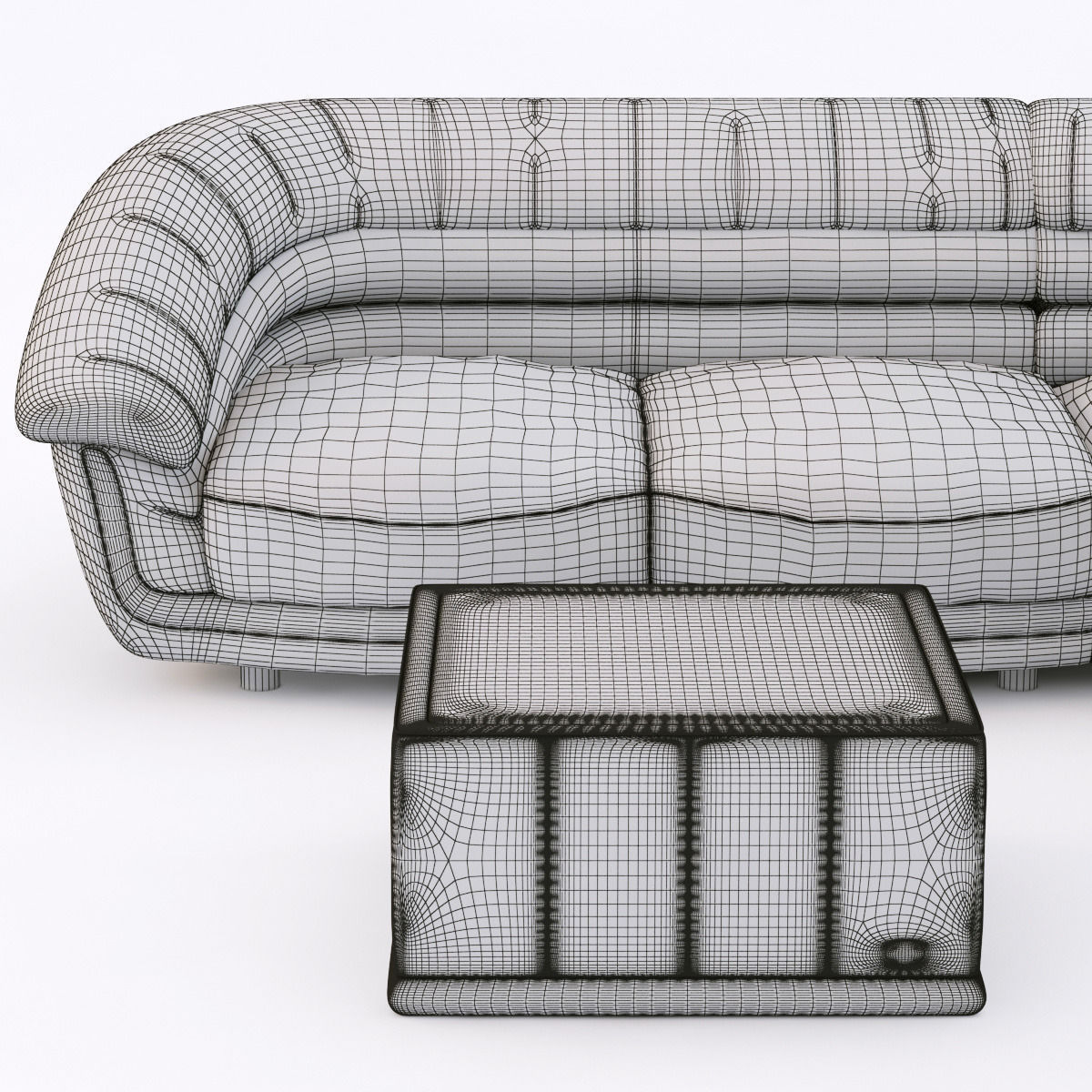 modern corner sofa 3D model_7