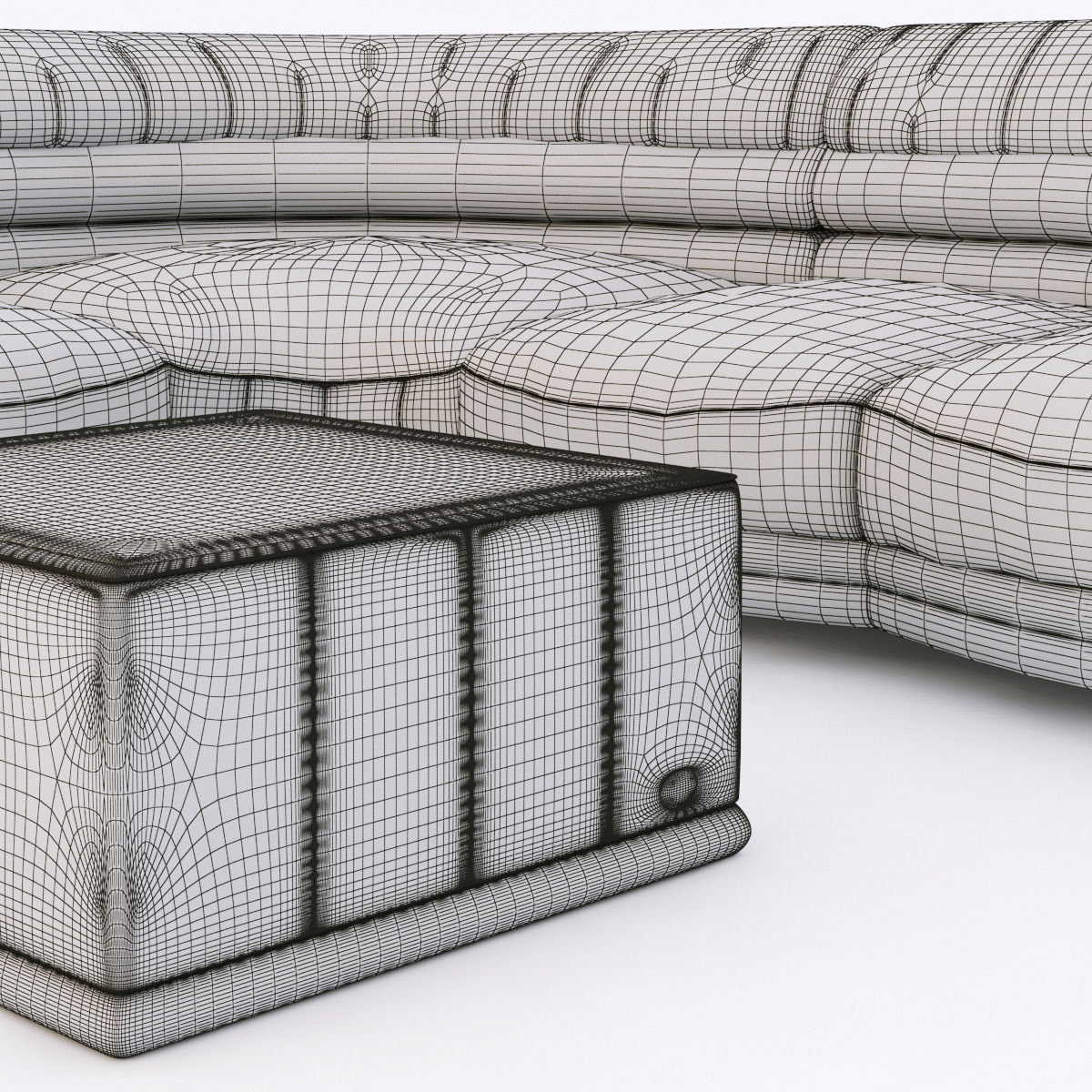 modern corner sofa 3D model_6