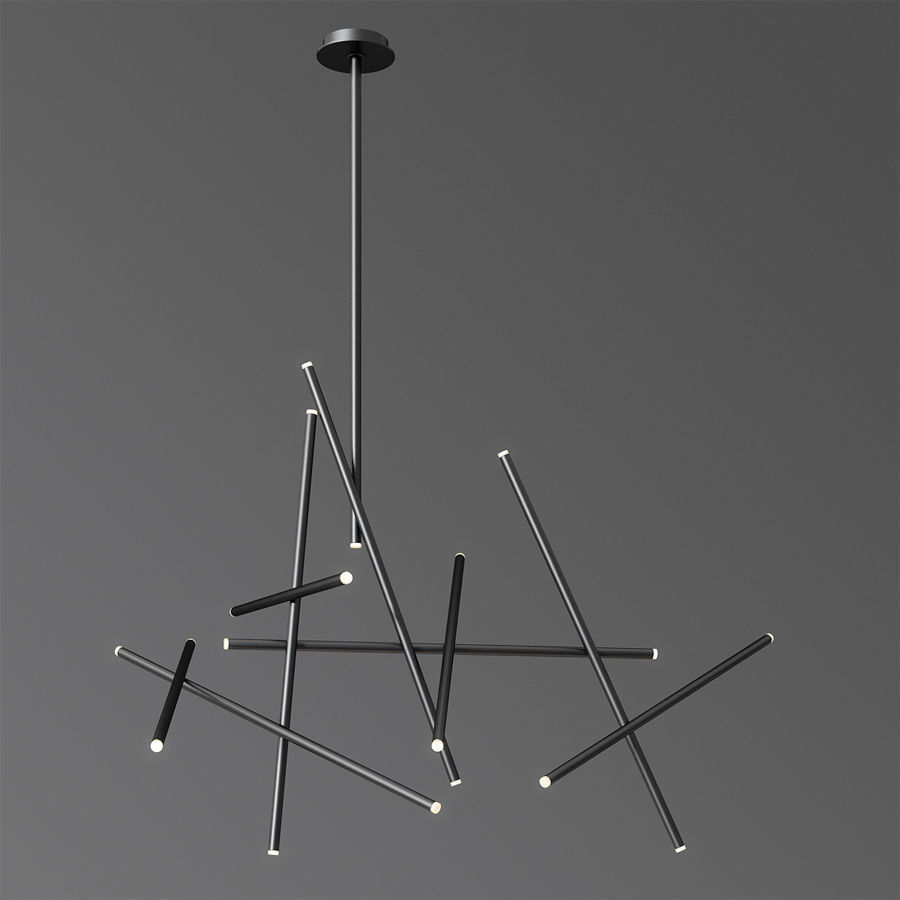 Crossroads 18-Light LED Chandelier by Eurofase 1 3D model_1