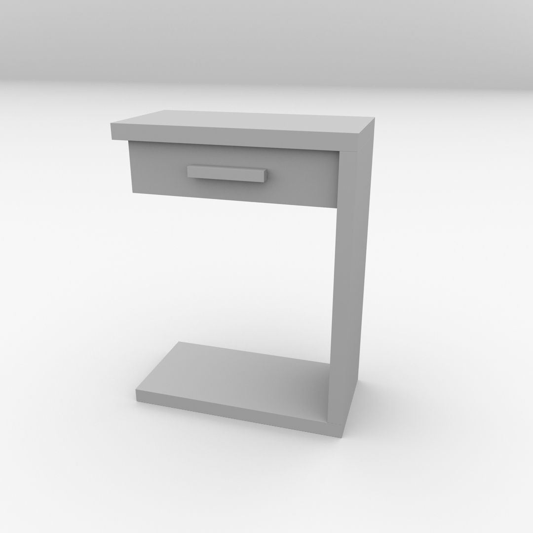 Side Table 3D model_3