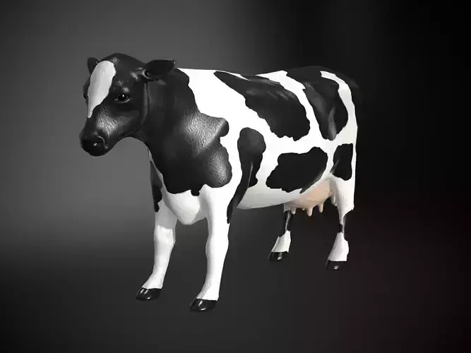 Plastic Cow Figure PBR