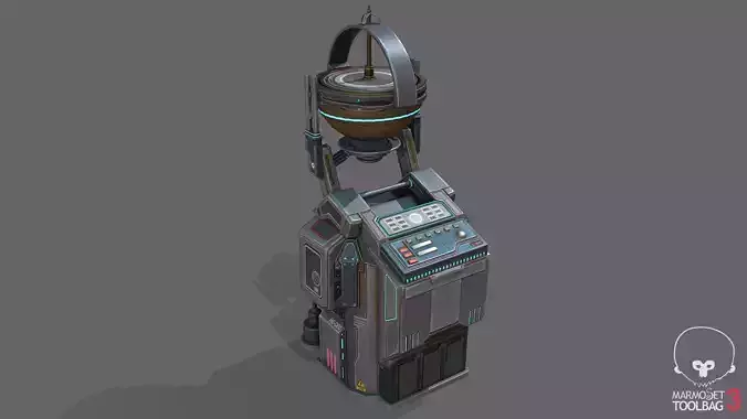 Air Ship Stability Low-poly 3D model