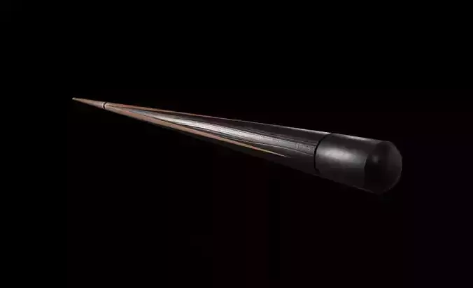 Pool Cue Low-poly 3D model