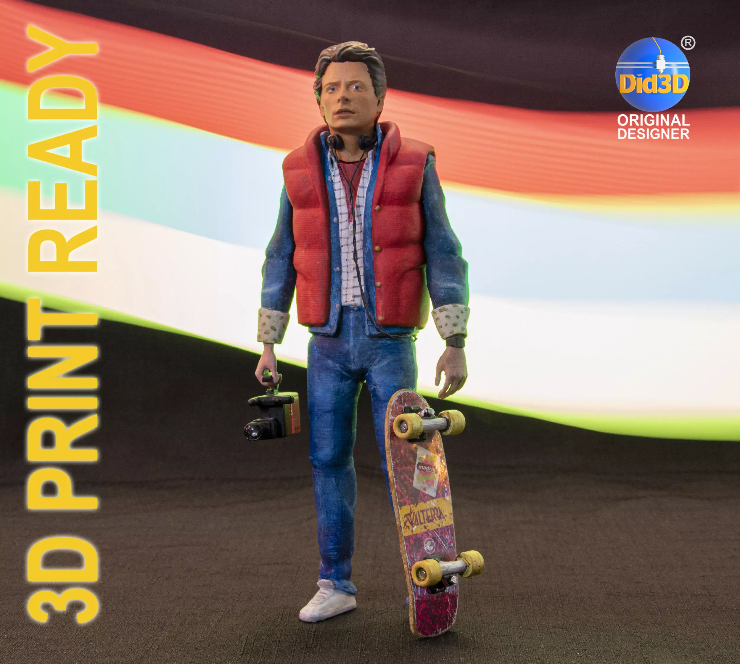 Marty McFly HQ 3Dprint 1-8 Scale or 1-6 Scale 3D print model_0