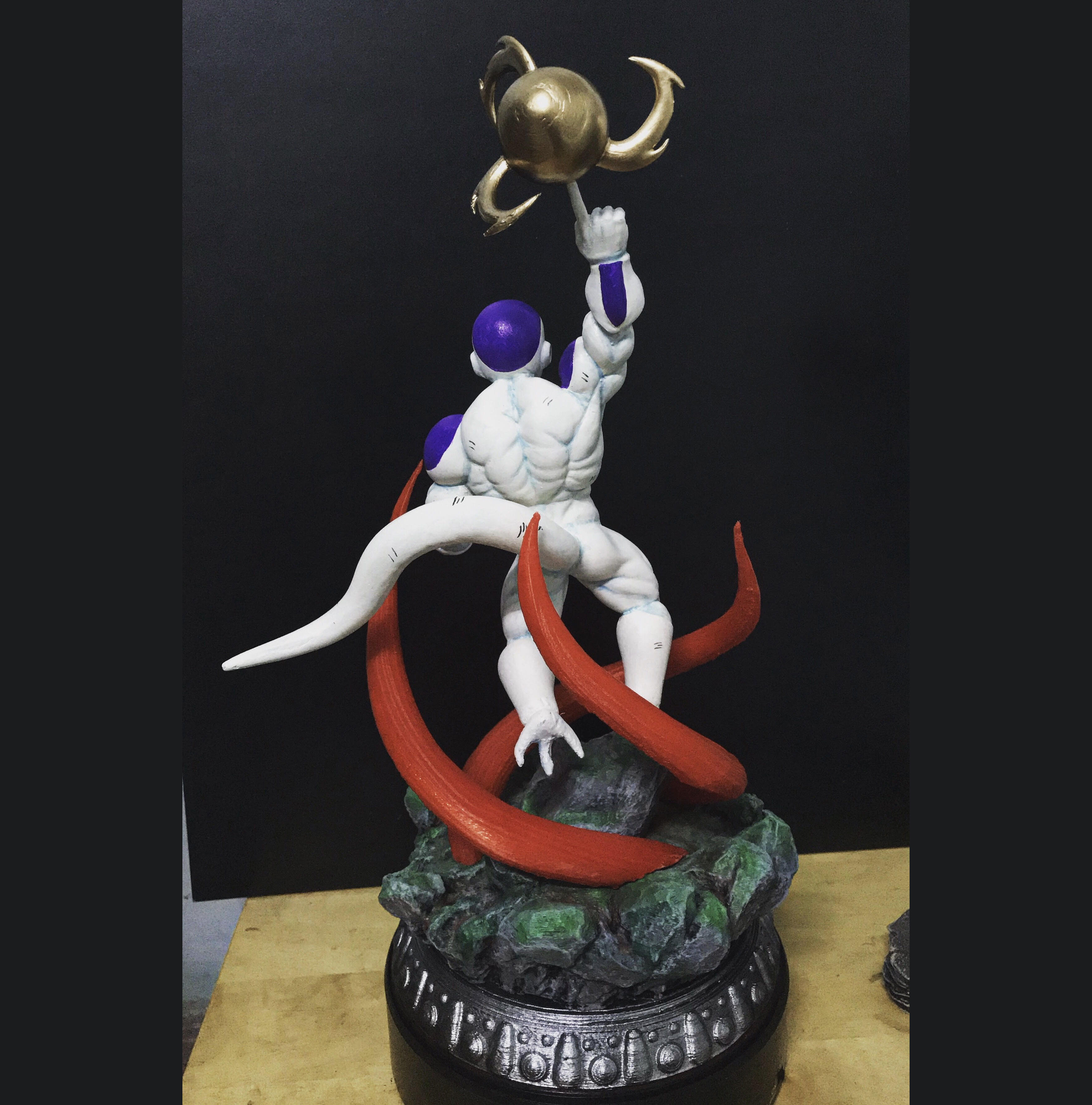 Super Frieza fighting from Dragon Ball Z 3D print model_7