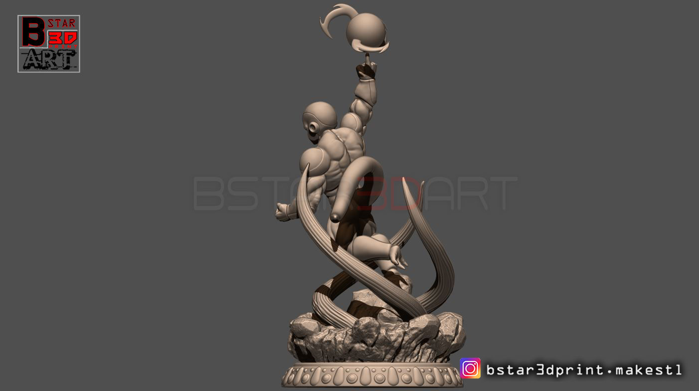 Super Frieza fighting from Dragon Ball Z 3D print model_16