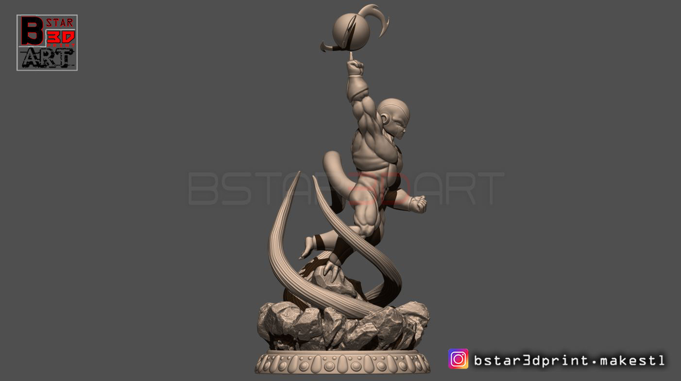 Super Frieza fighting from Dragon Ball Z 3D print model_13