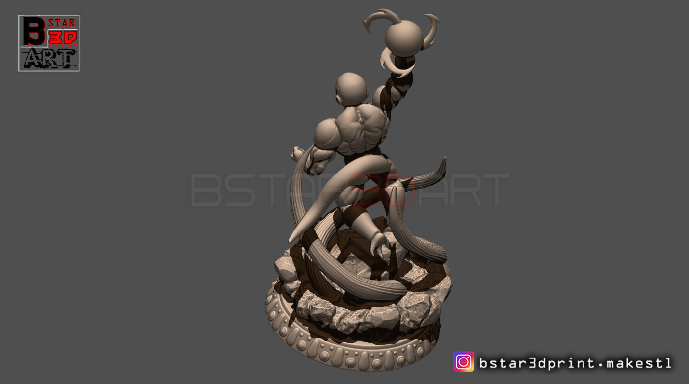 Super Frieza fighting from Dragon Ball Z 3D print model_19