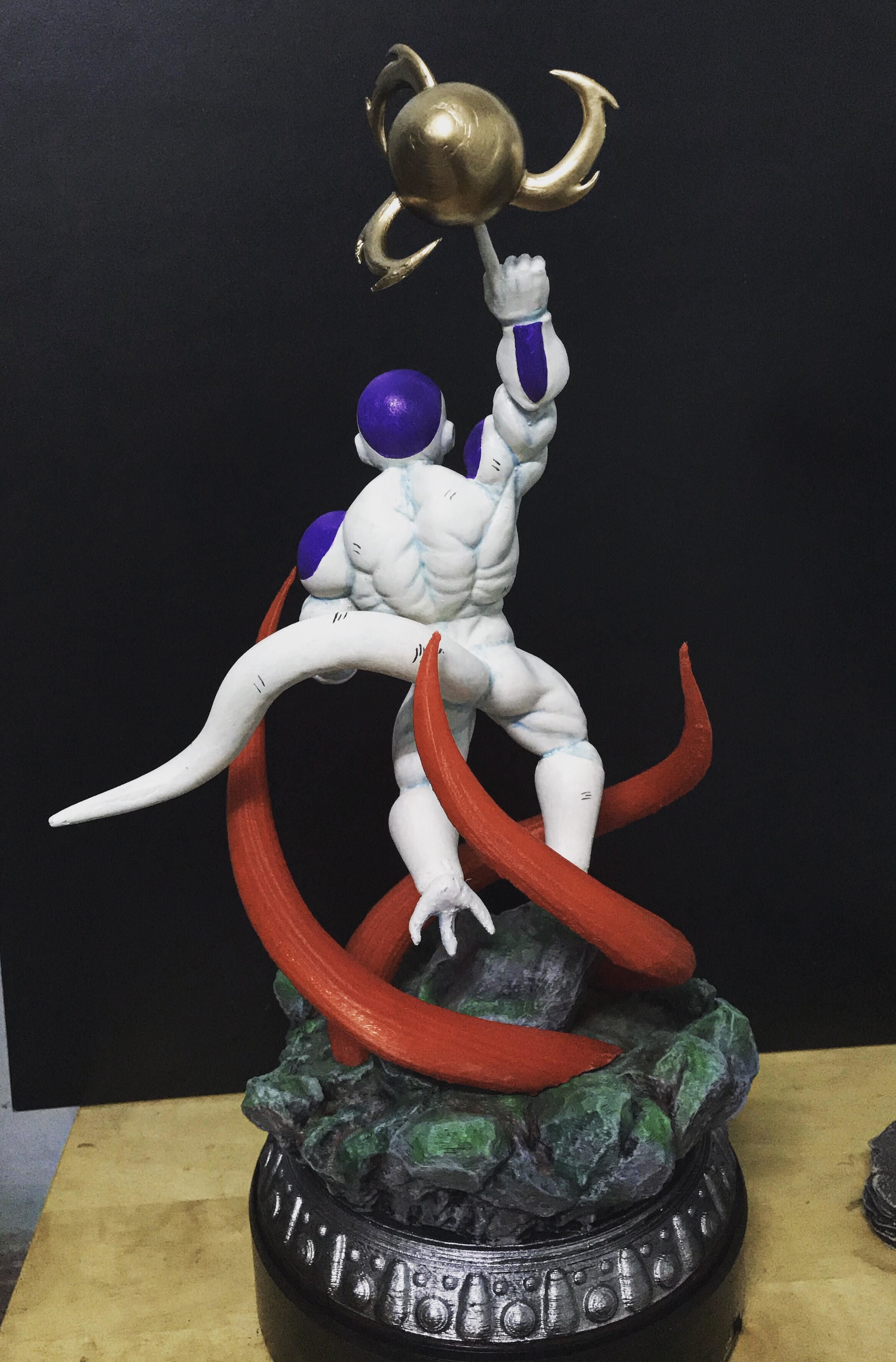 Super Frieza fighting from Dragon Ball Z 3D print model_29