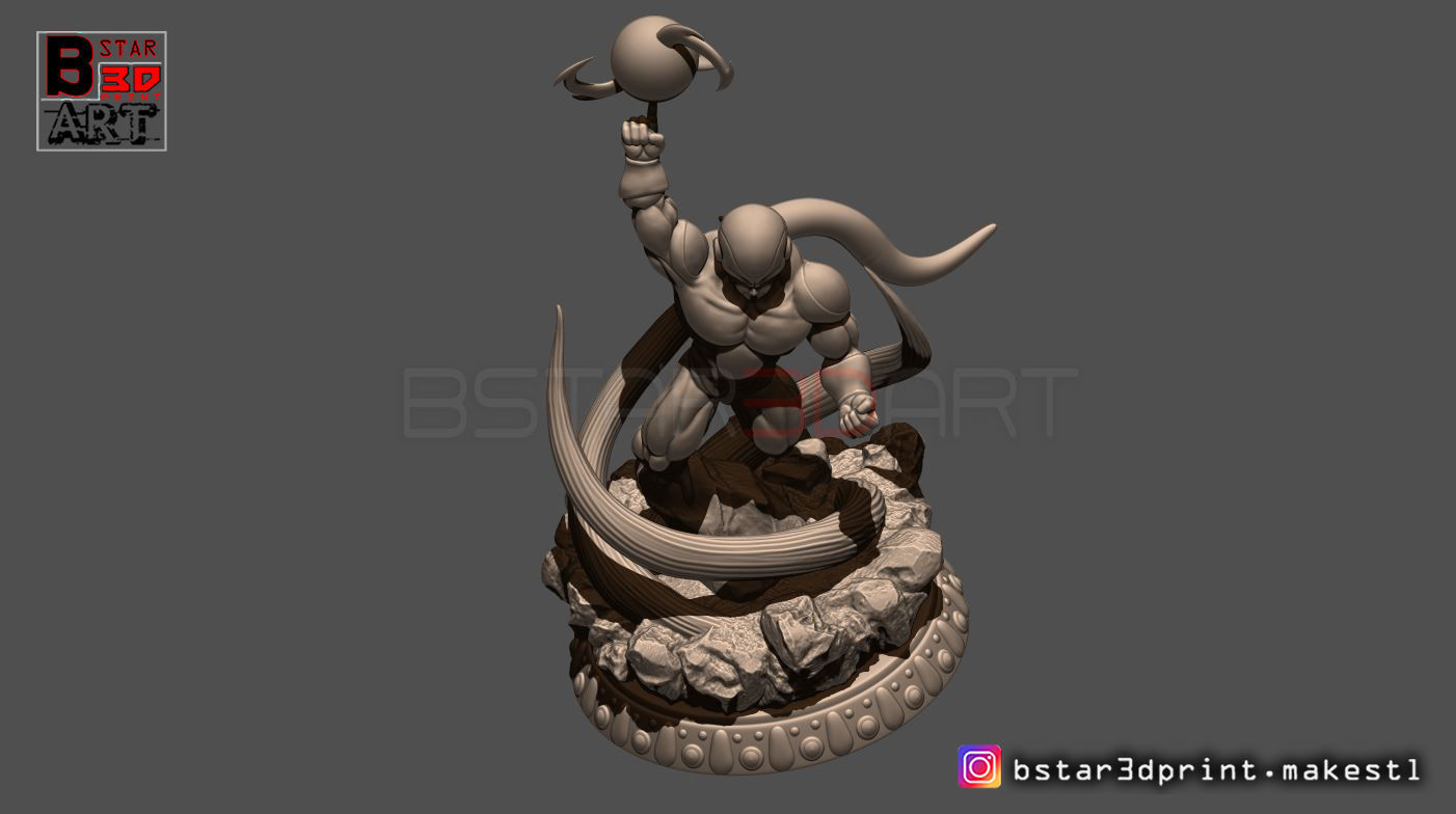 Super Frieza fighting from Dragon Ball Z 3D print model_18