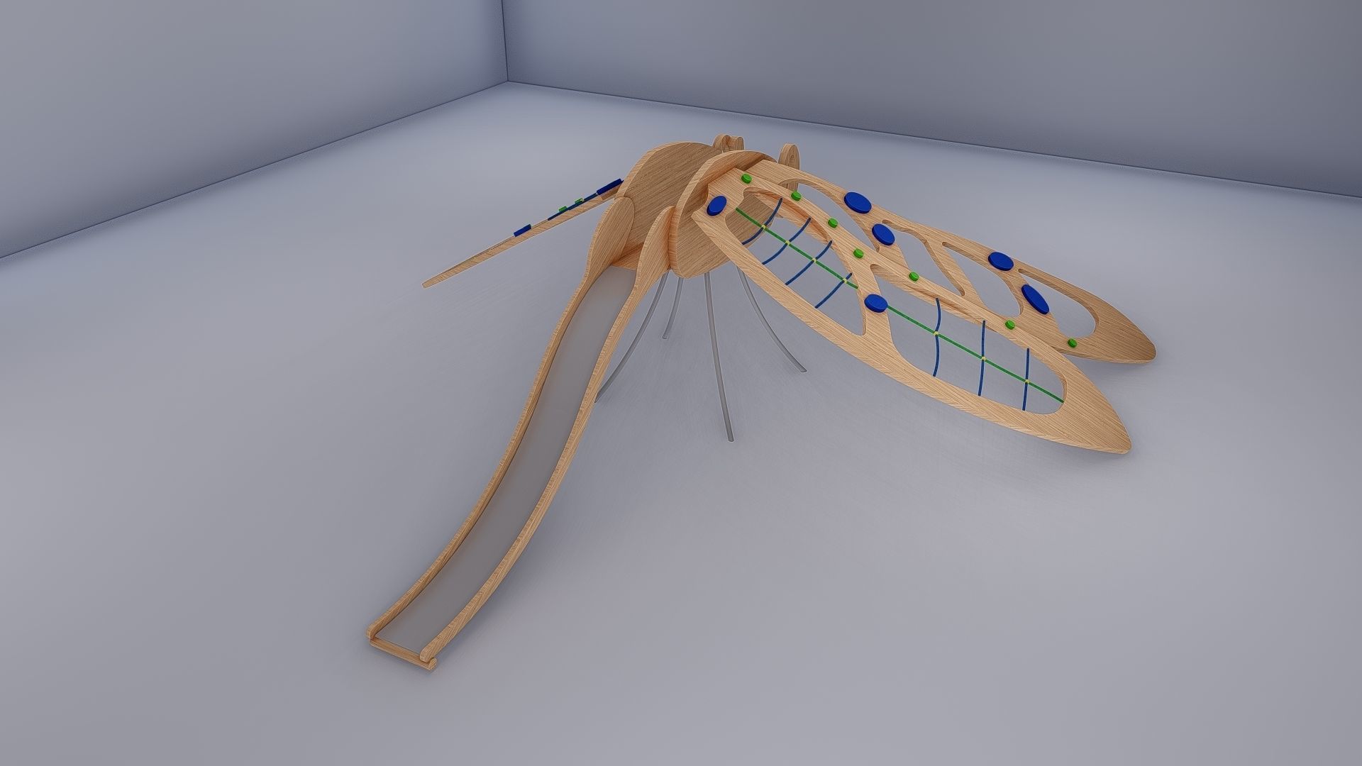 Dragonfly outdoor play 3D model_3