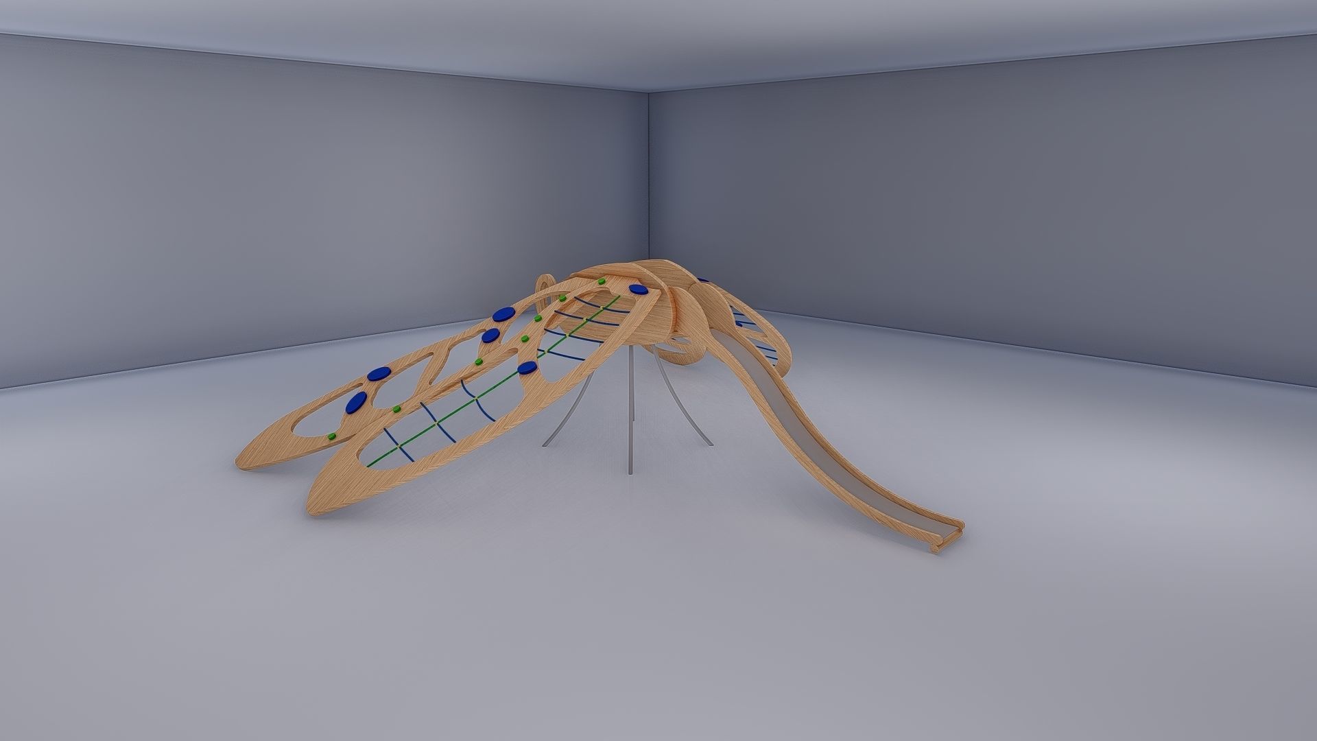 Dragonfly outdoor play 3D model_2